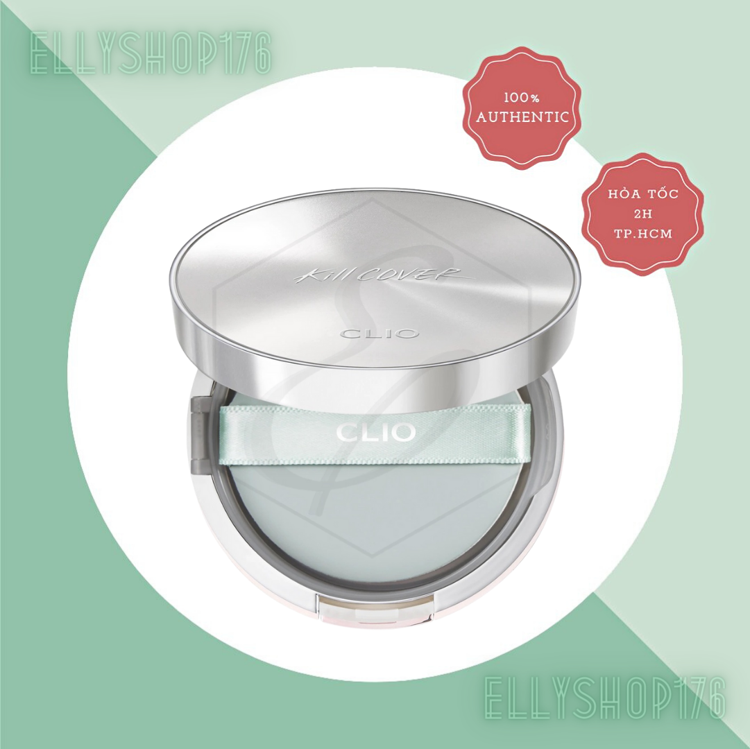 Cushion Clio Kill Cover Calming SPF 40 PA++ tone 2.5-BY (kèm lõi)